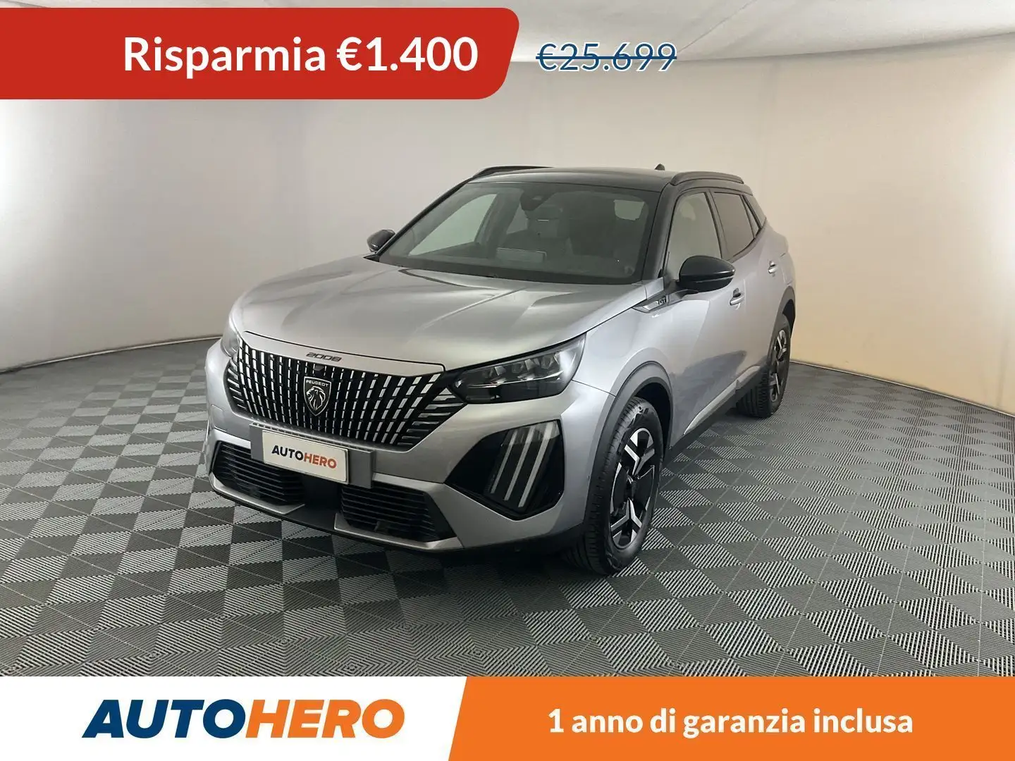 Peugeot 2008 1.2 PureTech GT 131 CV EAT8 Argento - 1