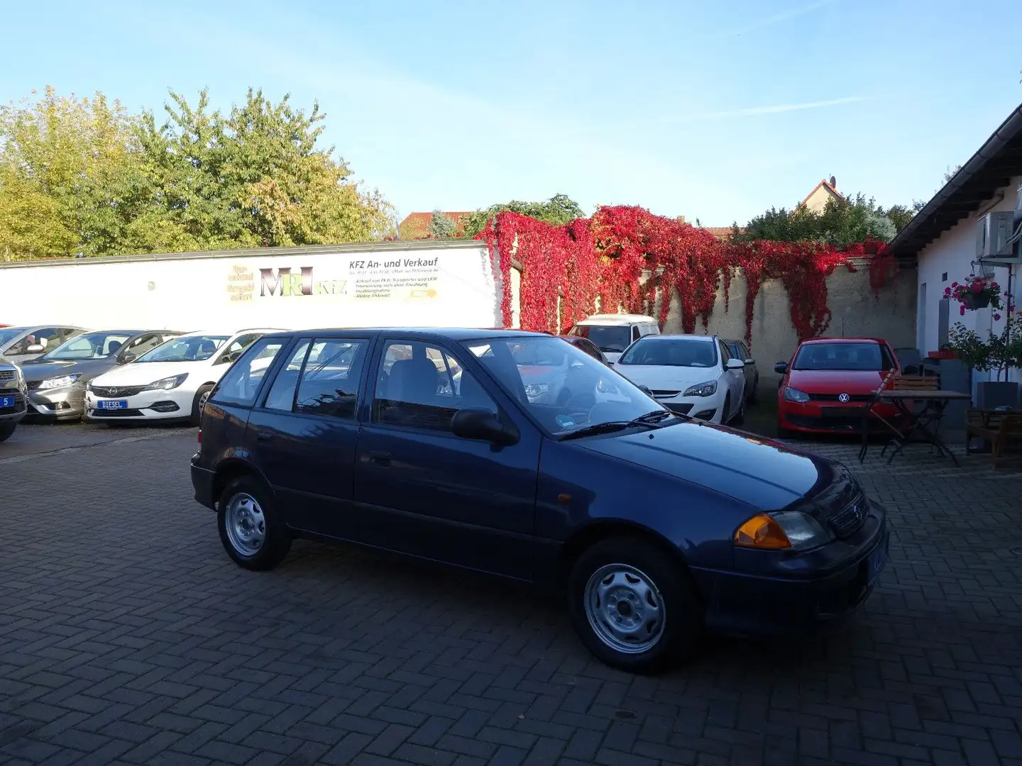 Suzuki Swift 1,0 GLX, EU3/D4, 5-türig, 1.Hand, Klima !! Blau - 1