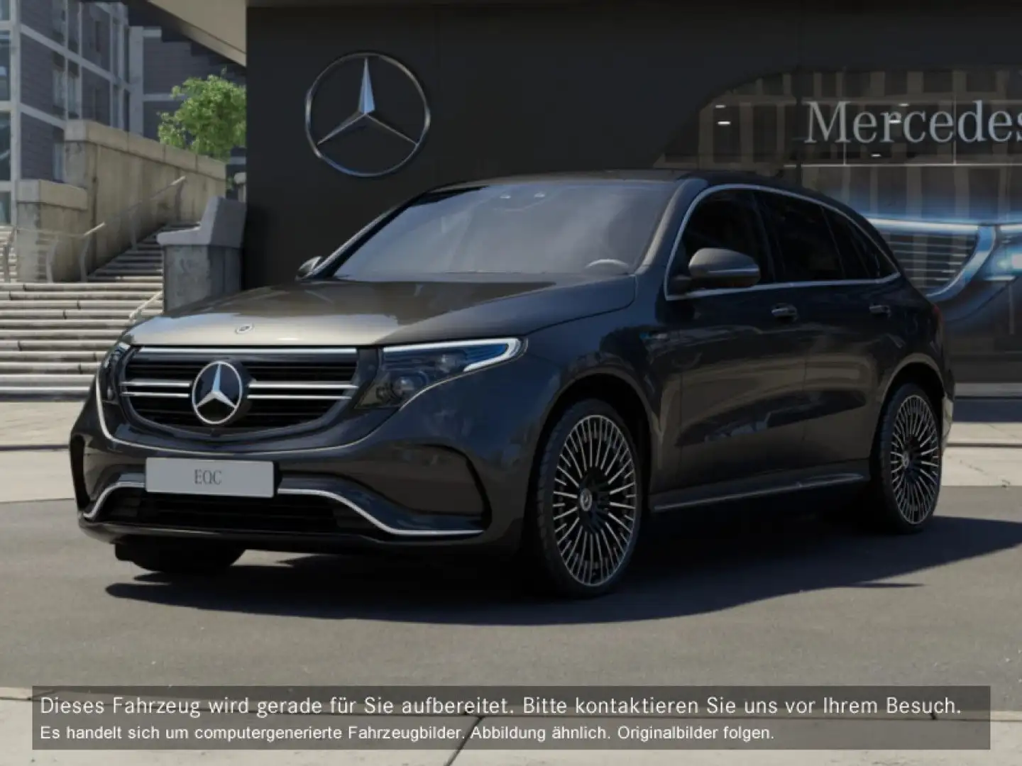 Mercedes-Benz EQC 400 4Matic AMG Line Multibeam AHK Kamera PTS Grau - 2