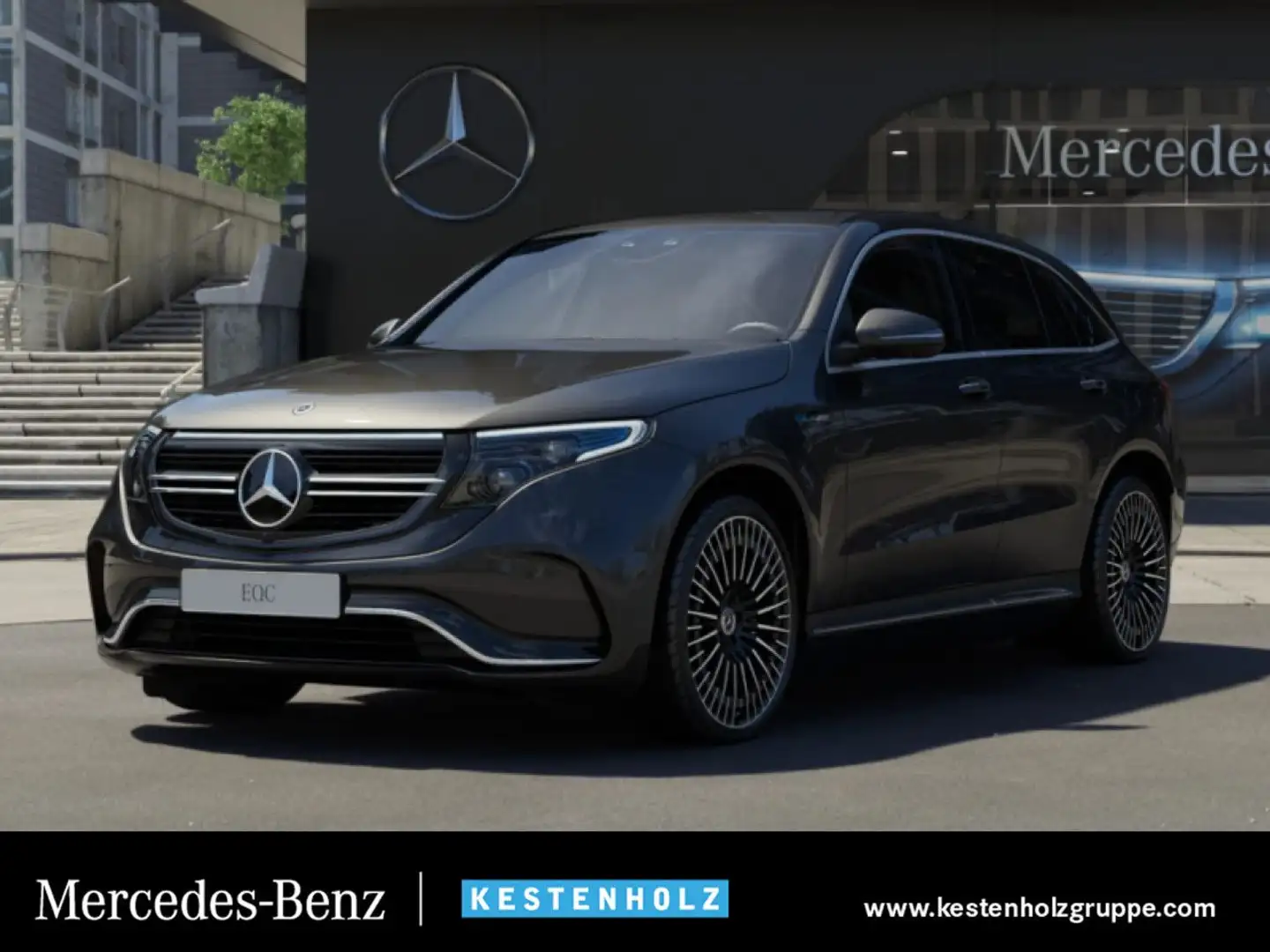 Mercedes-Benz EQC 400 4Matic AMG Line Multibeam AHK Kamera PTS Grau - 1