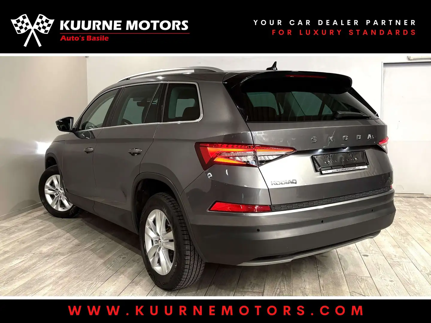 Skoda Kodiaq 1.5 TSI DSG 7pl Alu17\/Cam/Carplay *1j garantie* Gris - 2