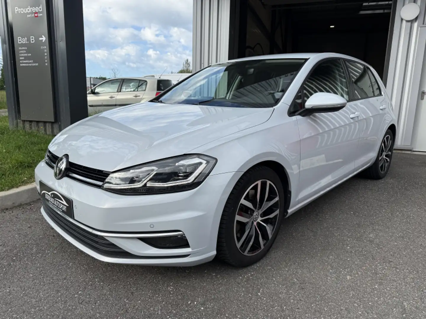Volkswagen Golf 2.0 TDI 150CH FAP CARAT DSG7 5P Blanc - 1