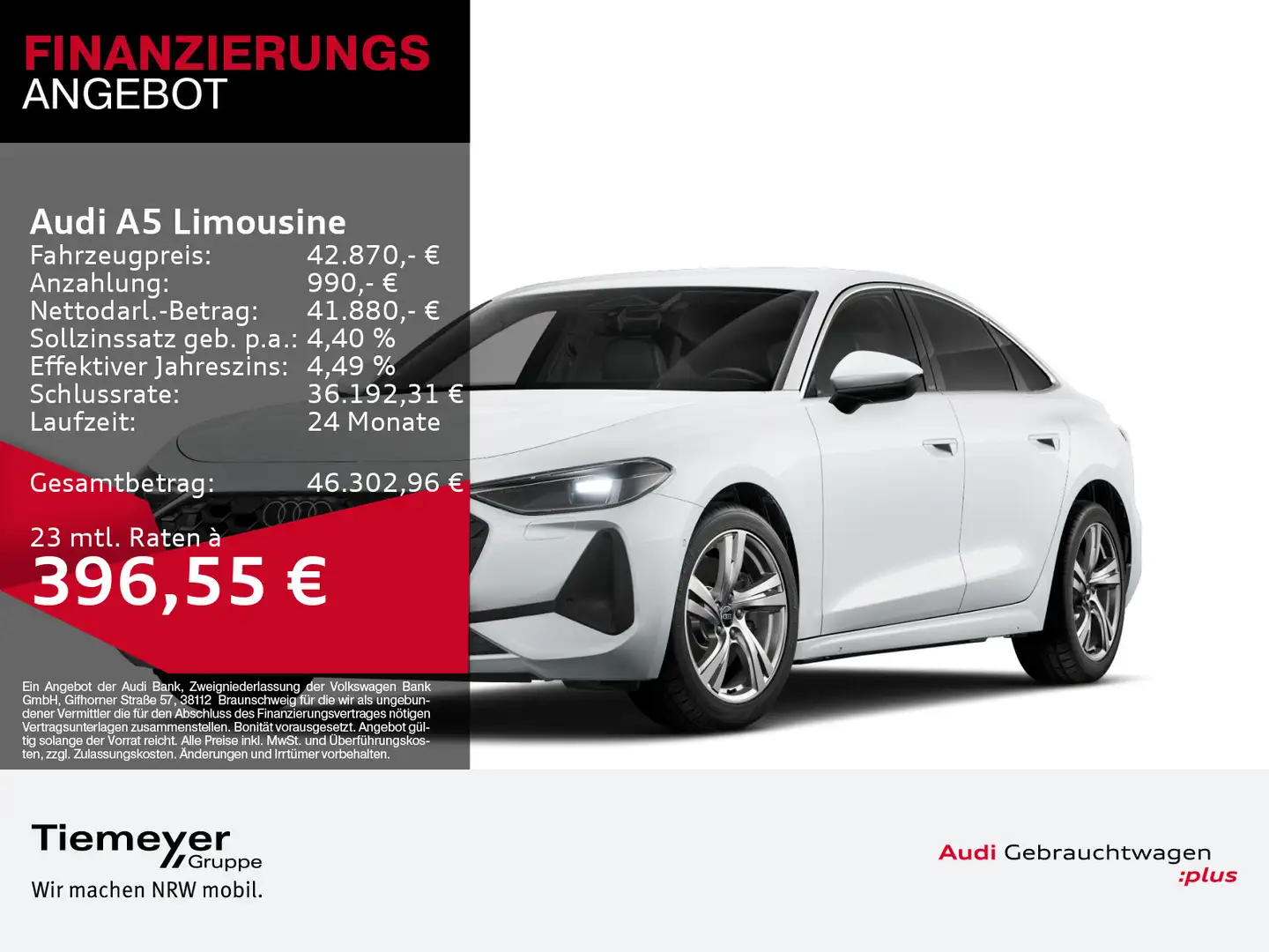 Audi A5 A5 Limo TDI LM18 LEDER eSITZE KAMER Weiß - 1