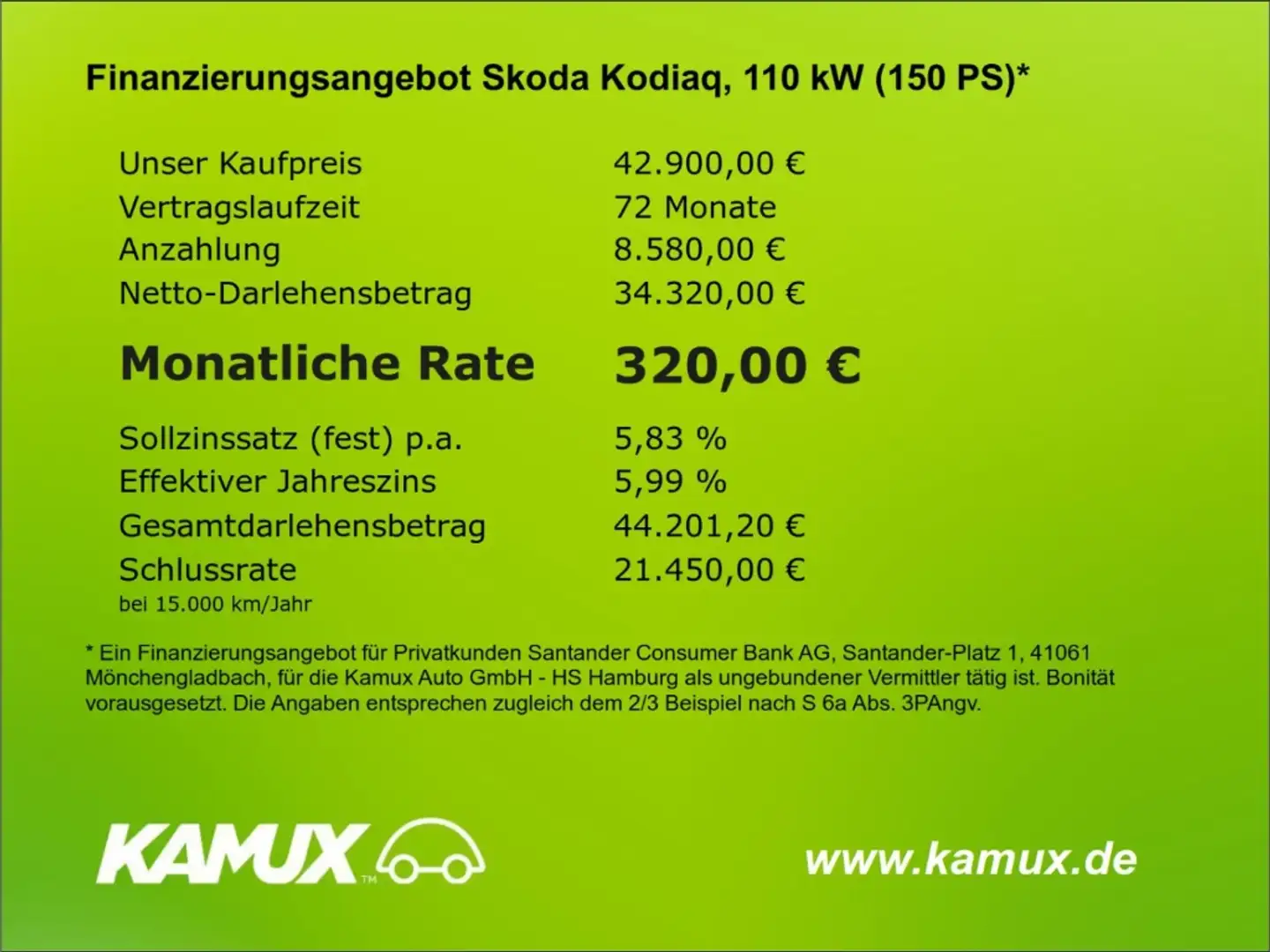 Skoda Kodiaq 1.5TSI DSG Selection+LED+NAVI+VIRTUAL+AHK Schwarz - 1