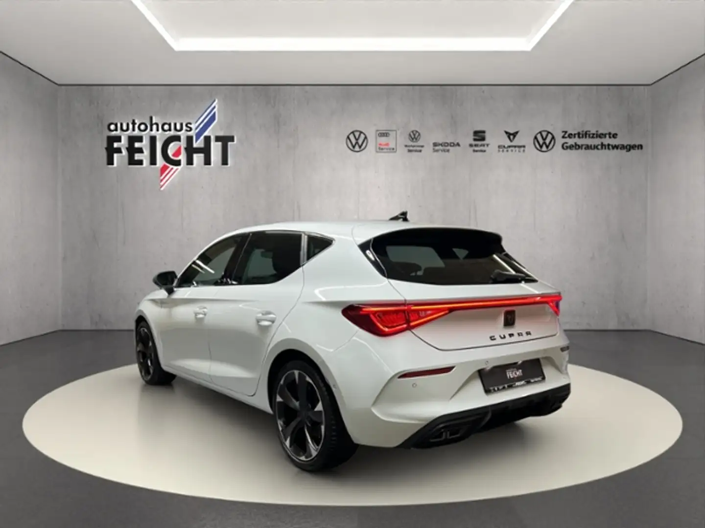 CUPRA Leon 2.0 TDI LED+NAVI+AHK+FULL LINK+PARKLENK+ACC Weiß - 2