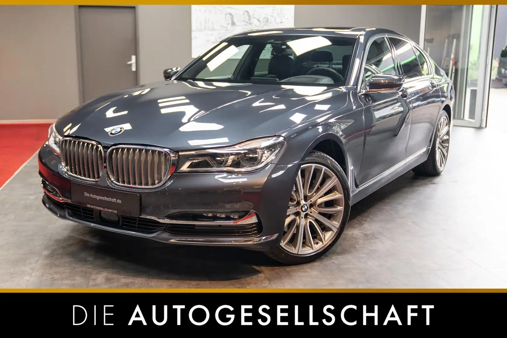 BMW 730 d xDrive*LED*NAVI*HUD*LEDER*H&K*SHD*360°* Gris - 1