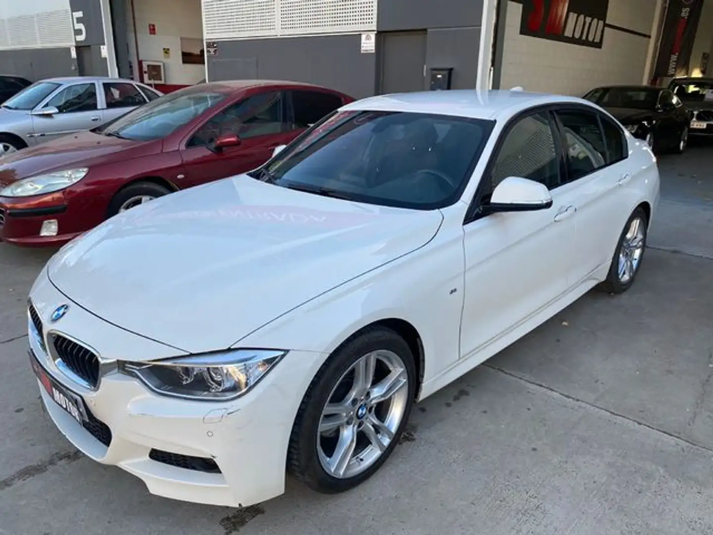 BMW 318 318dA Blanc - 1