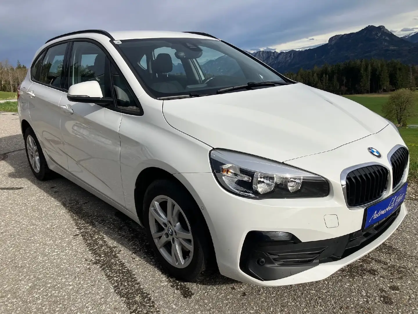 BMW 216 Active Tourer d Advantage Navi, PDC, Klimaaut, ACC Weiß - 2