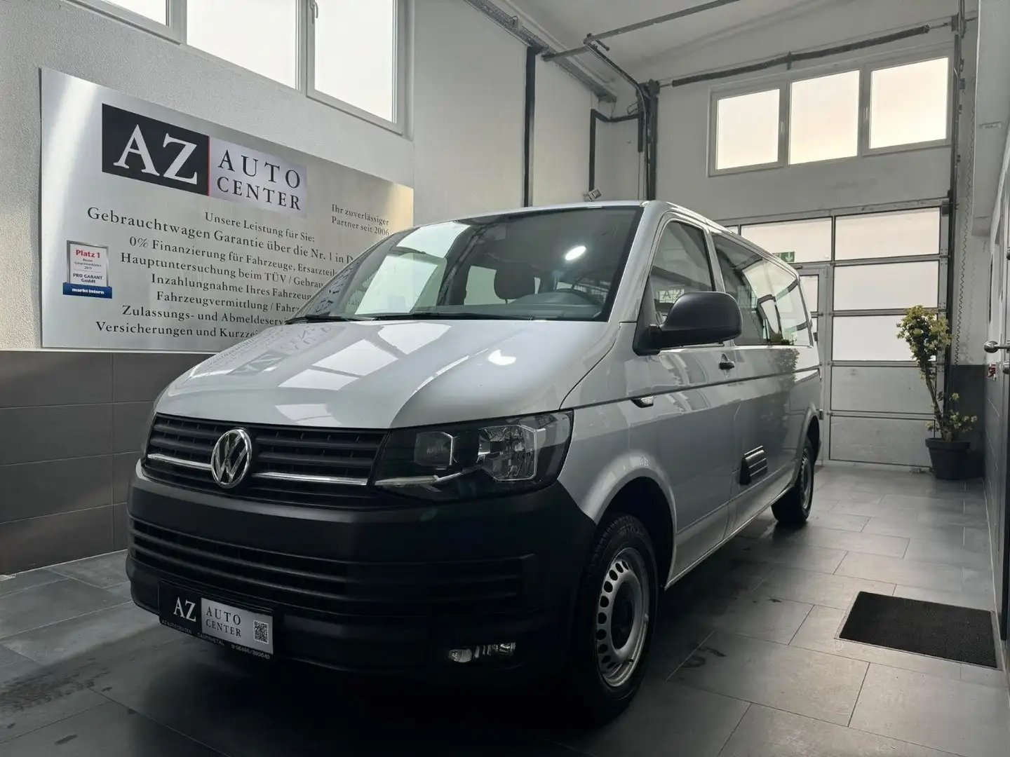 Volkswagen T6 Transporter T6 2.0 TDI Transporter Kombi lang Mixto/Klima Argent - 1