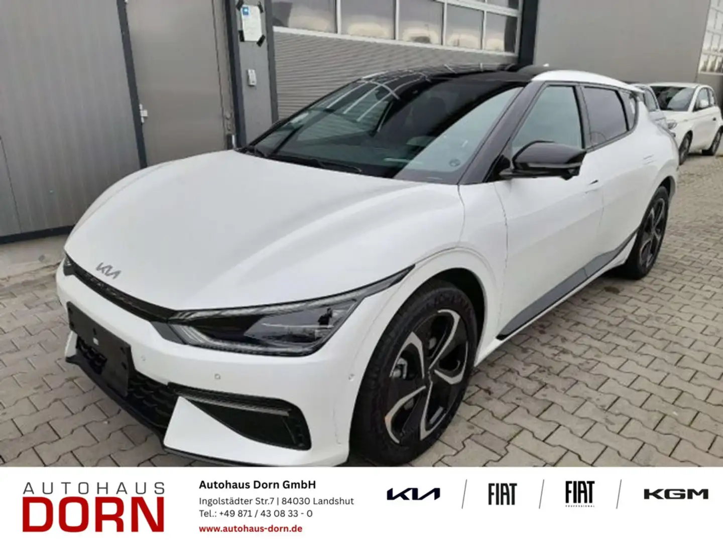 Kia EV6 GT-Line 77.4kWh AWD WP GD Assist-/Sound-/Des Blanc - 1