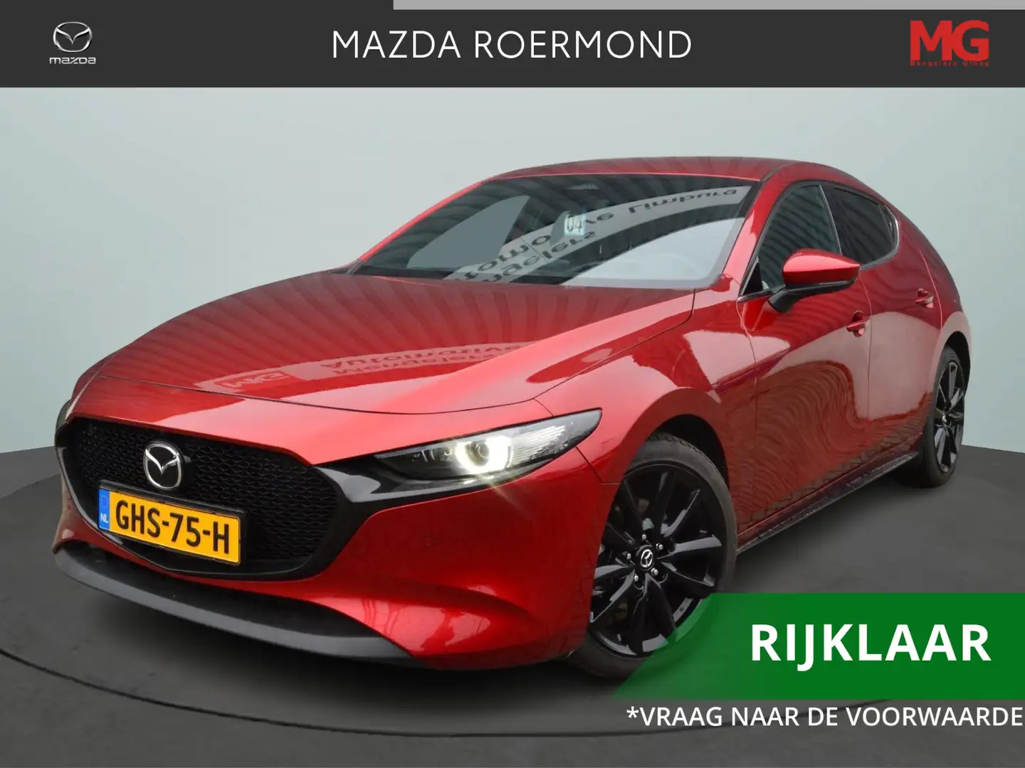 Mazda 3 e-SkyActiv-G M Hybrid 150 Exclusive-line Automaat Rouge - 1