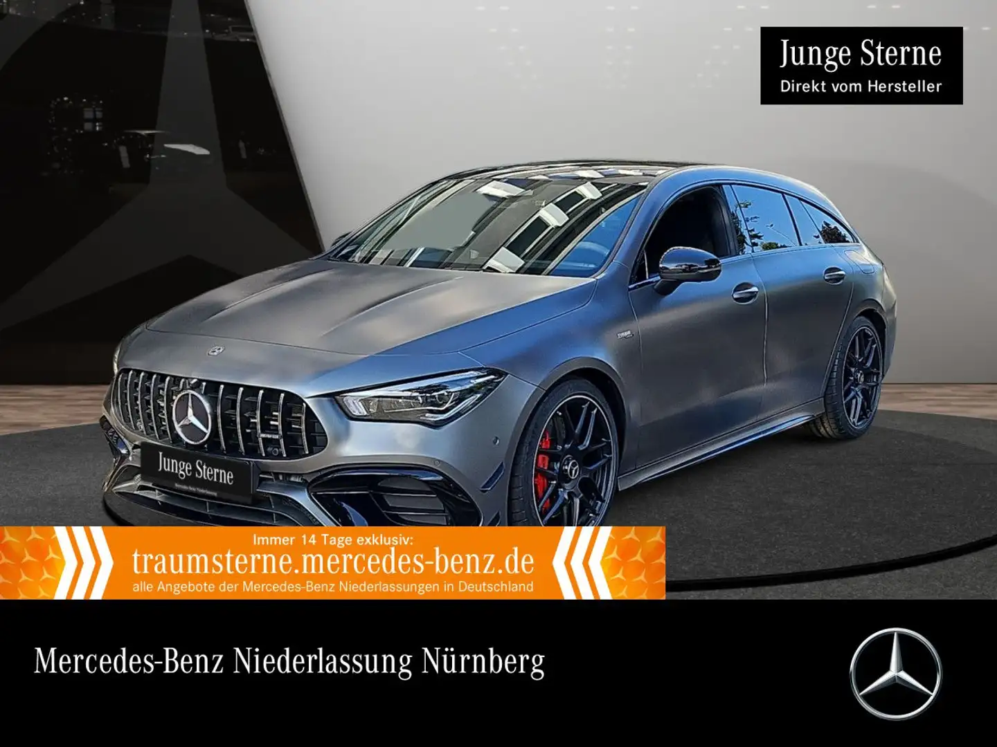 Mercedes-Benz CLA 45 AMG CLA 45 S 4M DRIVERS+PANO+360°+MULTIBEAM+BURMESTER Grijs - 1