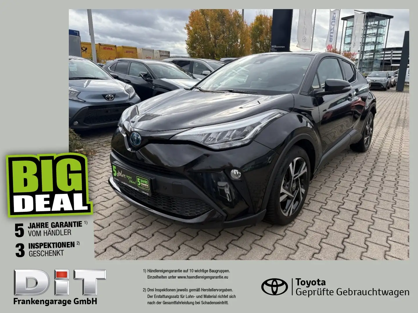 Toyota C-HR 2.0 Hybrid Team D Navi, LED, Kamera, SHZ, BT Schwarz - 1