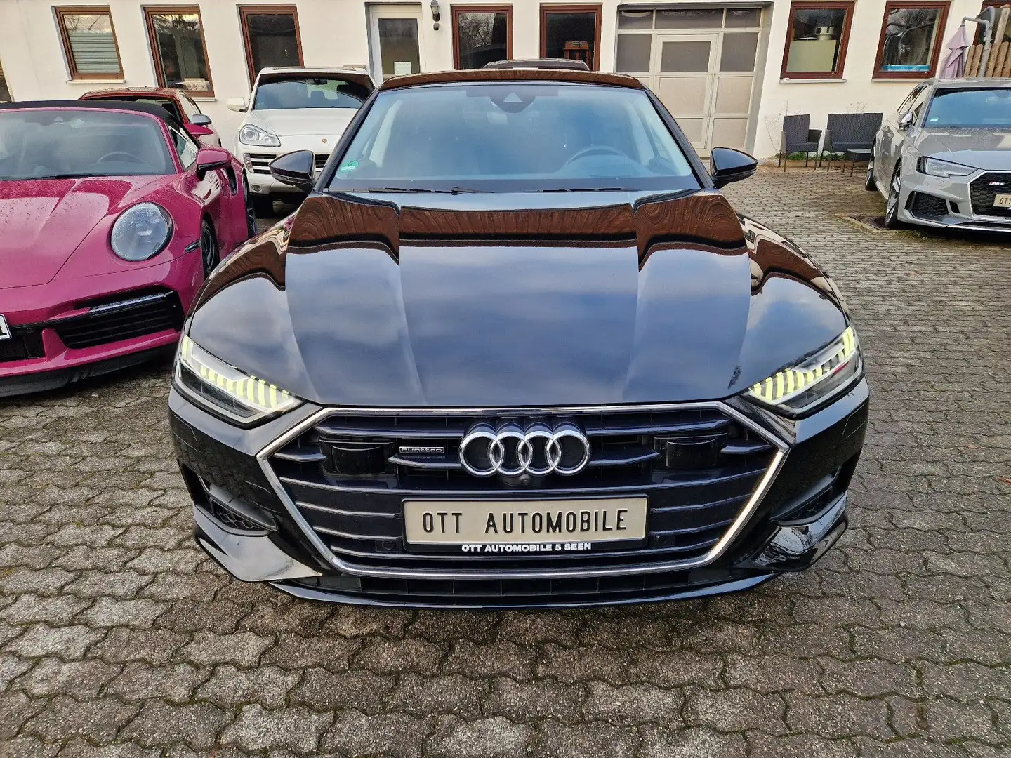 Audi A7 SPORTBACK 55 TFSI"TOP AUSSTATTUNG"1.HAND,BRD Schwarz - 2
