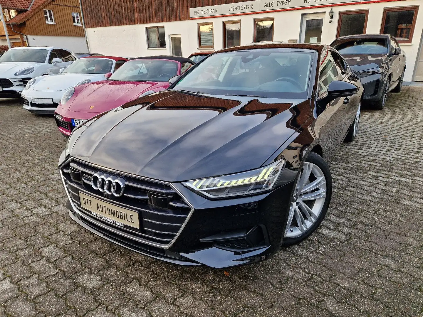 Audi A7 SPORTBACK 55 TFSI"TOP AUSSTATTUNG"1.HAND,BRD Schwarz - 1
