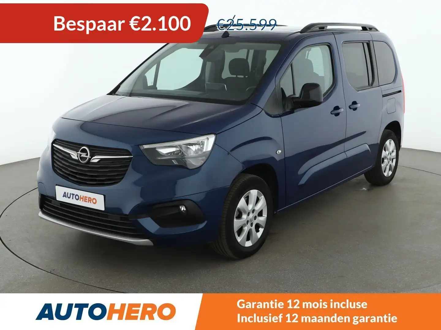 Opel Combo Life 1.2 Turbo Ultimate Bleu - 1