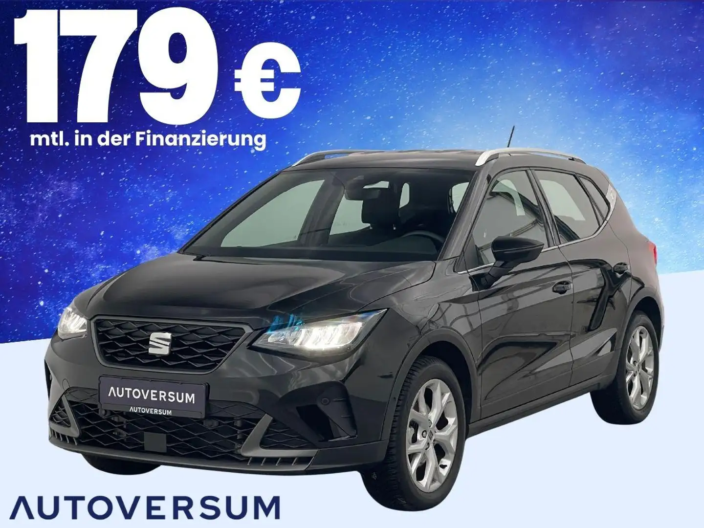 SEAT Arona 1.5 TSI ACT FR LED*KAM*ACC*LANE*CARPLAY Schwarz - 1