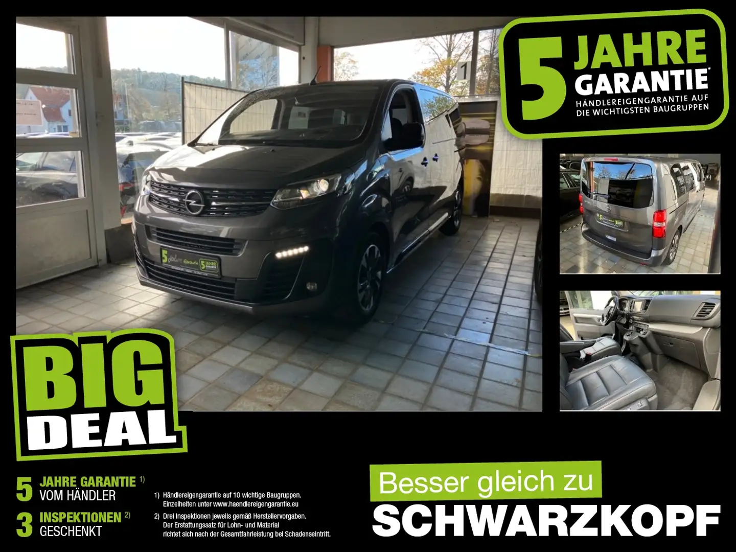 Opel Zafira Life 2.0D MassageSitze,Elek.VerstellbareSi Gris - 1