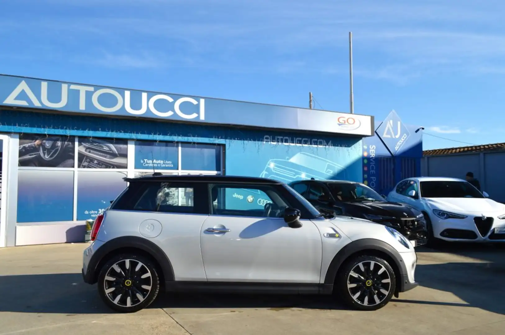 MINI Cooper SE Cooper SE XL TETTO APRIBILE INTERNI IN PELLE Weiß - 2