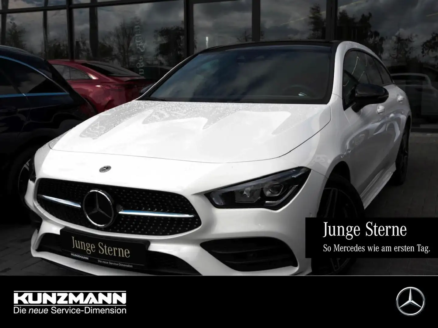 Mercedes-Benz CLA 250 e SB AMG Night Distronic Panorama Kamera Weiß - 1
