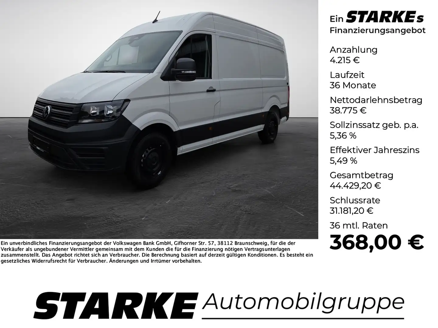 Volkswagen Crafter 35 Kasten 2.0 TDI Wit - 1