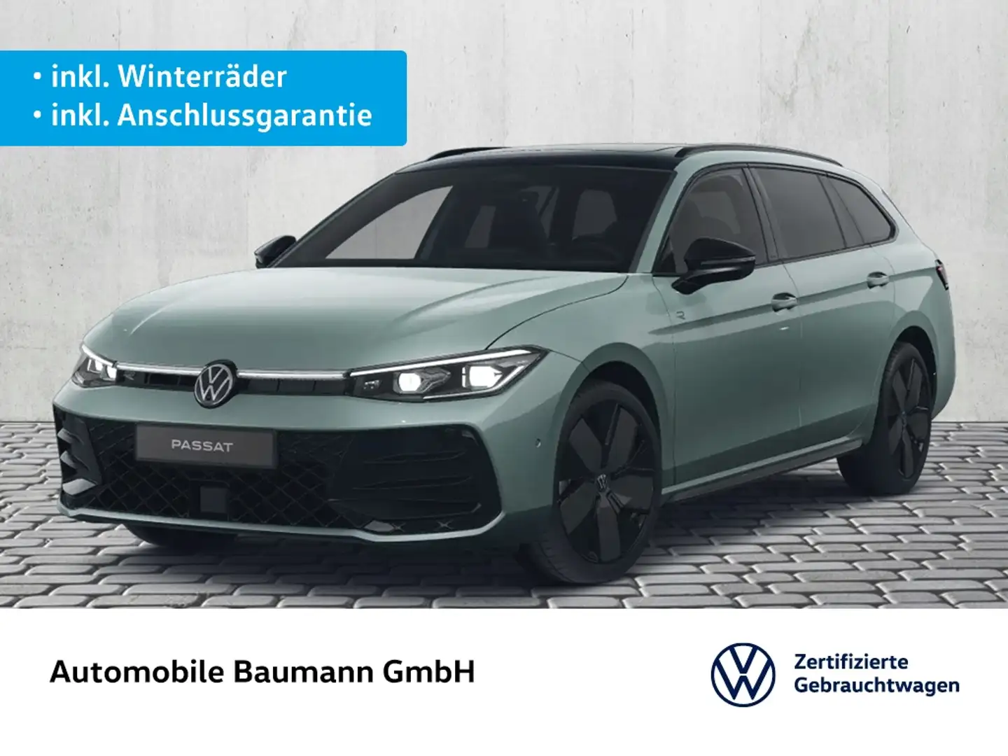 Volkswagen Passat 2.0 TDI 4M R-LINE SIGNATURE *AHK*STDHZG* Grün - 1