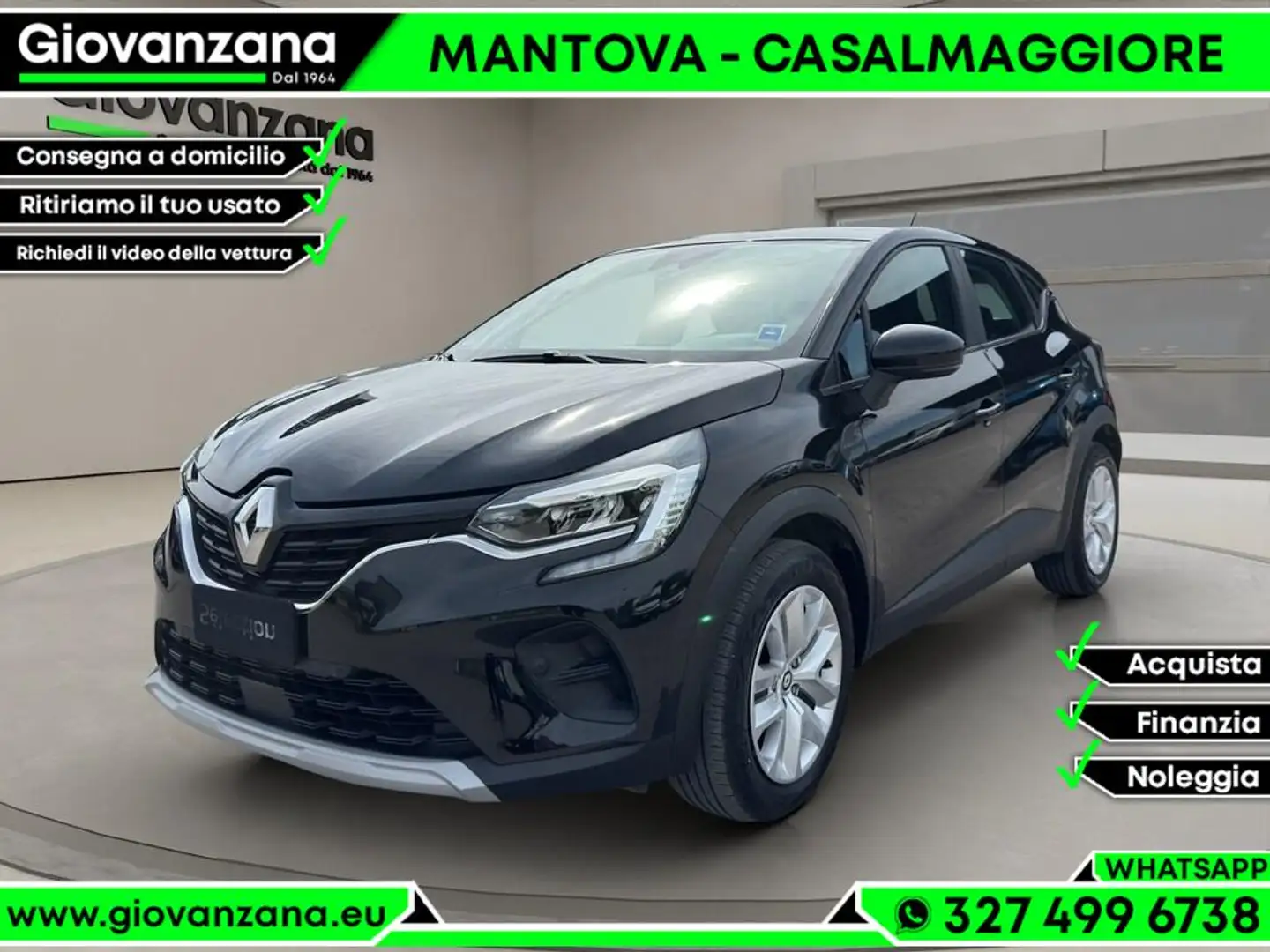 Renault Captur Captur 1.0 tce Zen Gpl 100cv NEOPATENTATI Zwart - 1