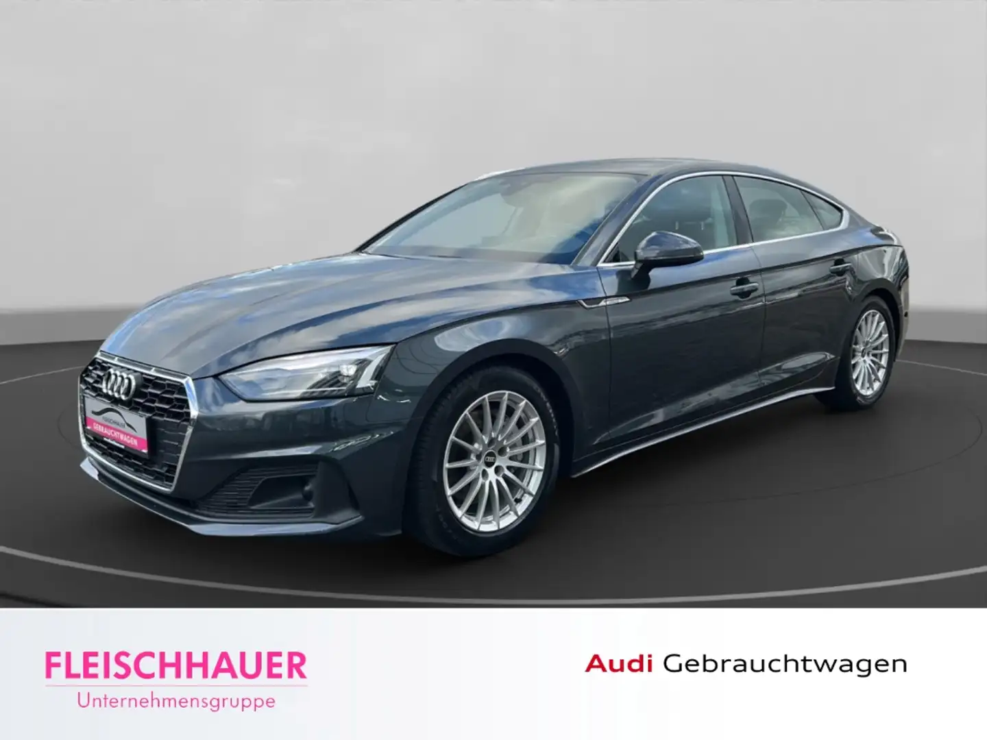 Audi A5 Sportback 40 TFSI quattro DSG+SHZ+NAVI+DAB Grau - 1