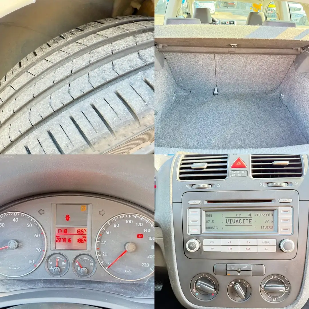 Volkswagen Golf f 5 1.4i Benzine -GARANTIE Airco Gris - 2