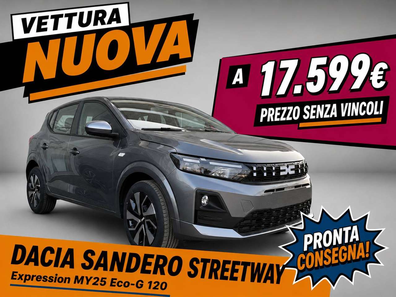 Dacia Sandero Streetway Expression MY25 Eco-G 120