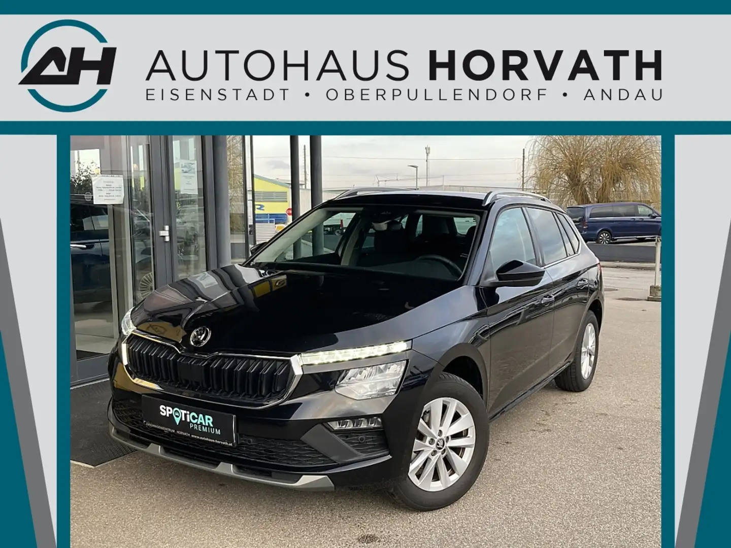 Skoda Kamiq 1,0 TSI Selection DSG!LED,SMARTLINK,KAMERA,PDC! Schwarz - 1