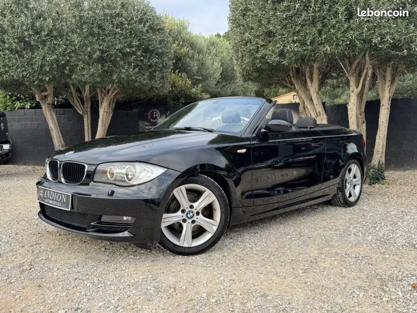 BMW 120 SERIE CABRIOLET (E88) 120I 170CH CONFORT Noir - 1