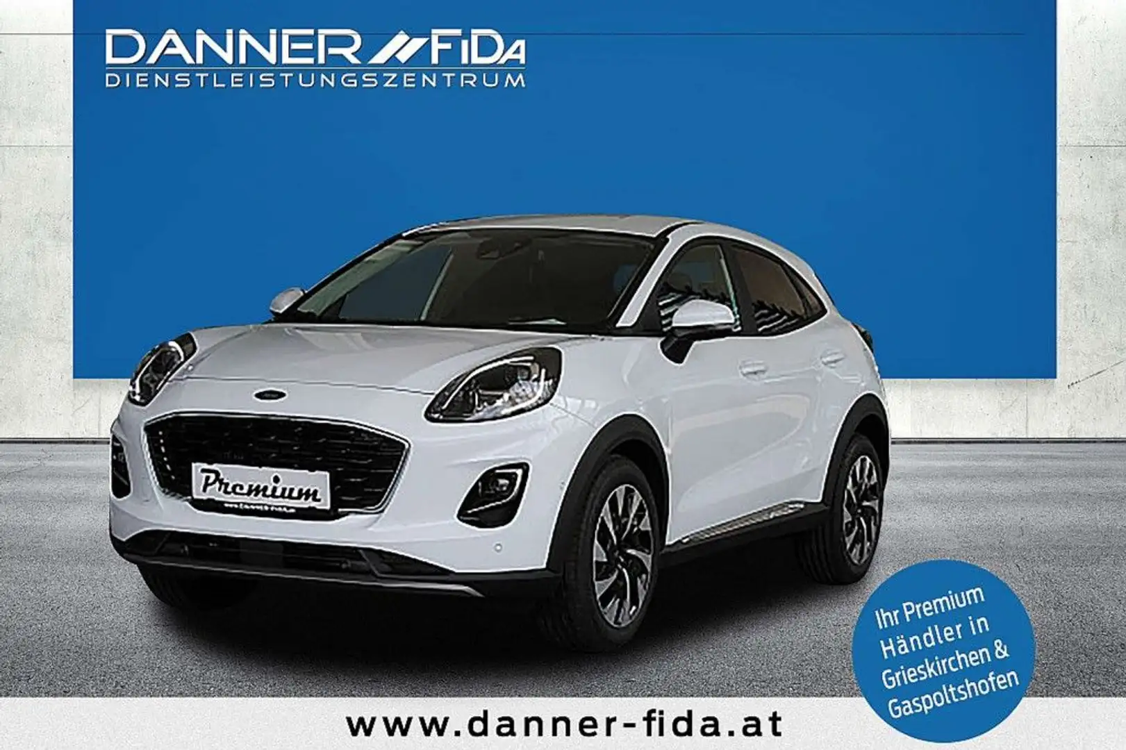 Ford Puma TITANIUM 125 PS Ecoboost/Benzin Mild-Hybrid (PR... Weiß - 1