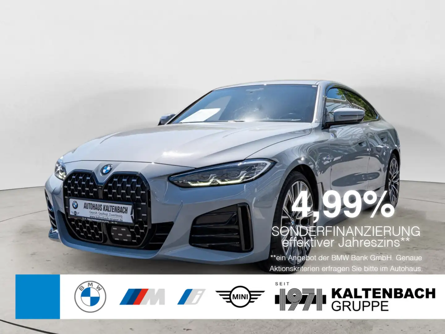 BMW 420 d Gran Coupe xDrive M-Sport AHK STANDHZ Grau - 1