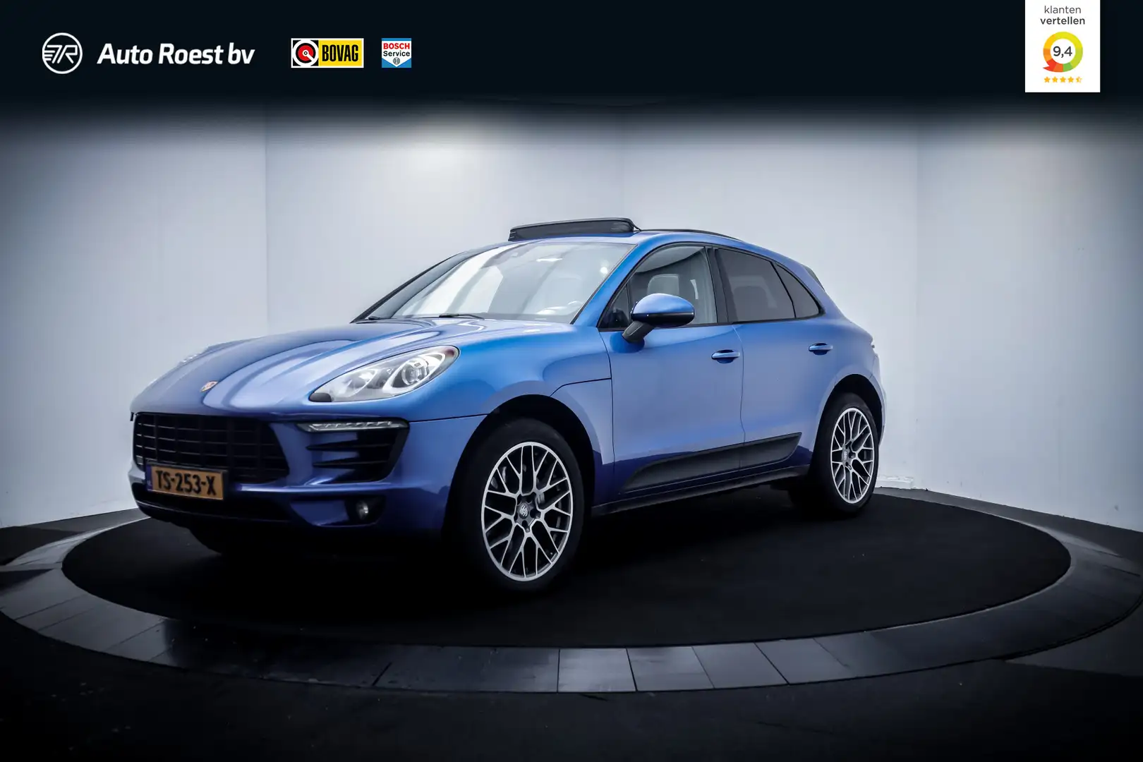 Porsche Macan 3.0S 340Pk SPORT PANO | LEDER | CHRONO | MEMORY | Bleu - 1