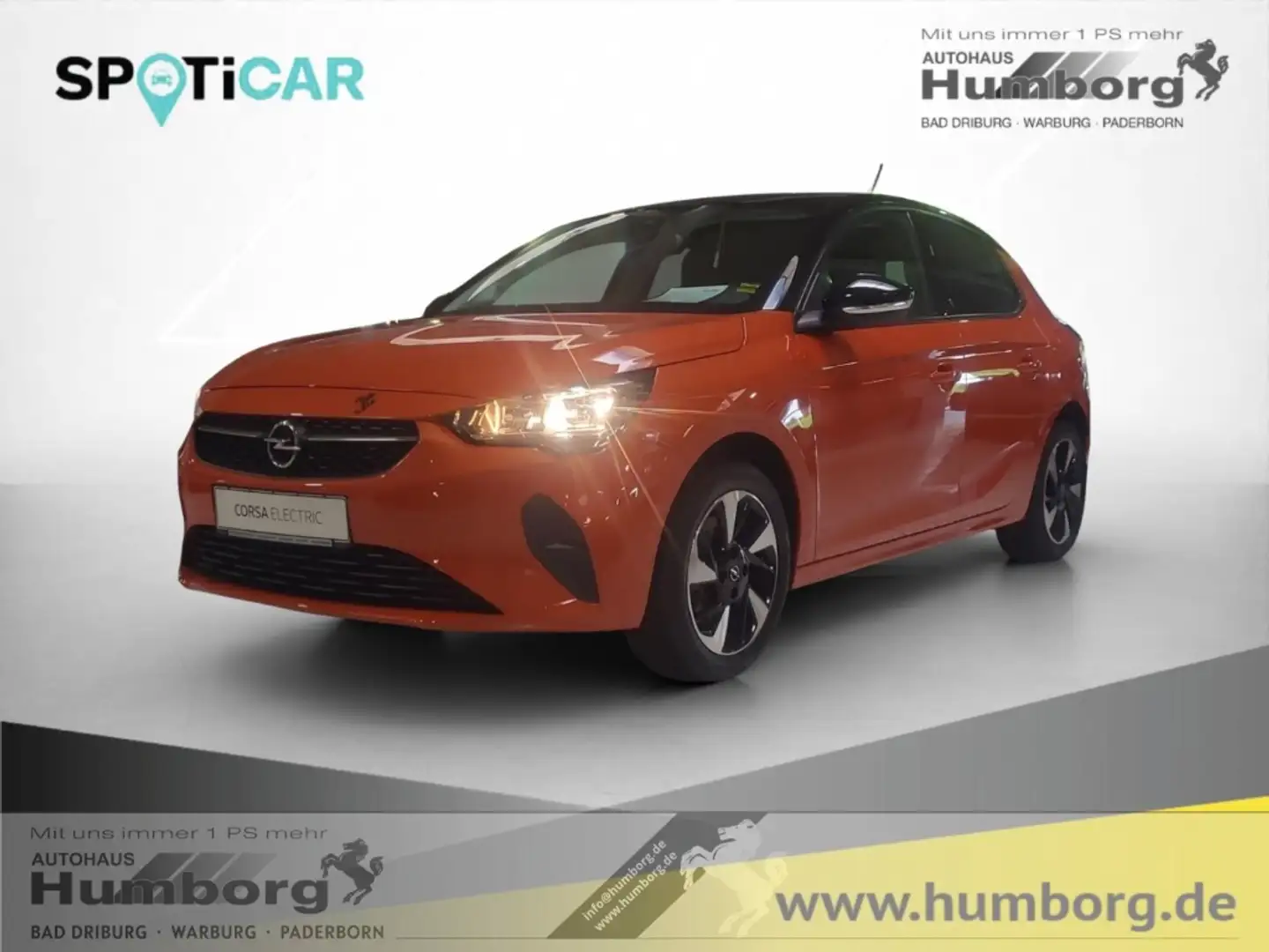 Opel Corsa-e F Edition LED SoH 93% Apple CarPlay Android Auto K Orange - 1