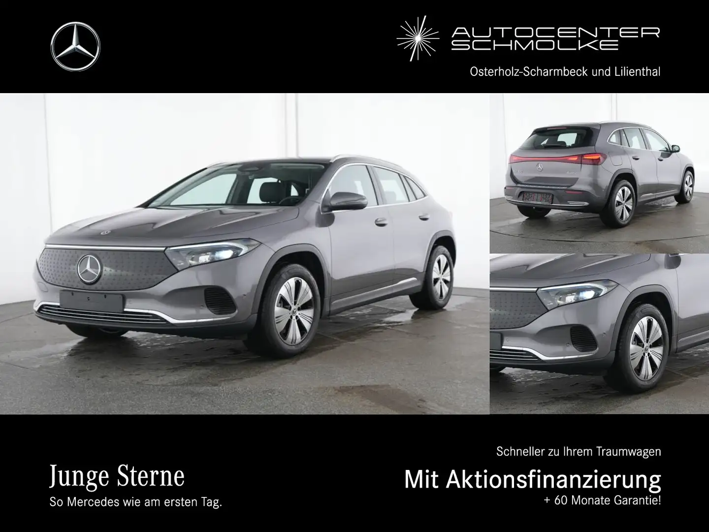 Mercedes-Benz EQA 300 EQA 300 4M AHK*KAMERA*AMBIENTE*TOTWINKEL*LED*etc Grau - 1