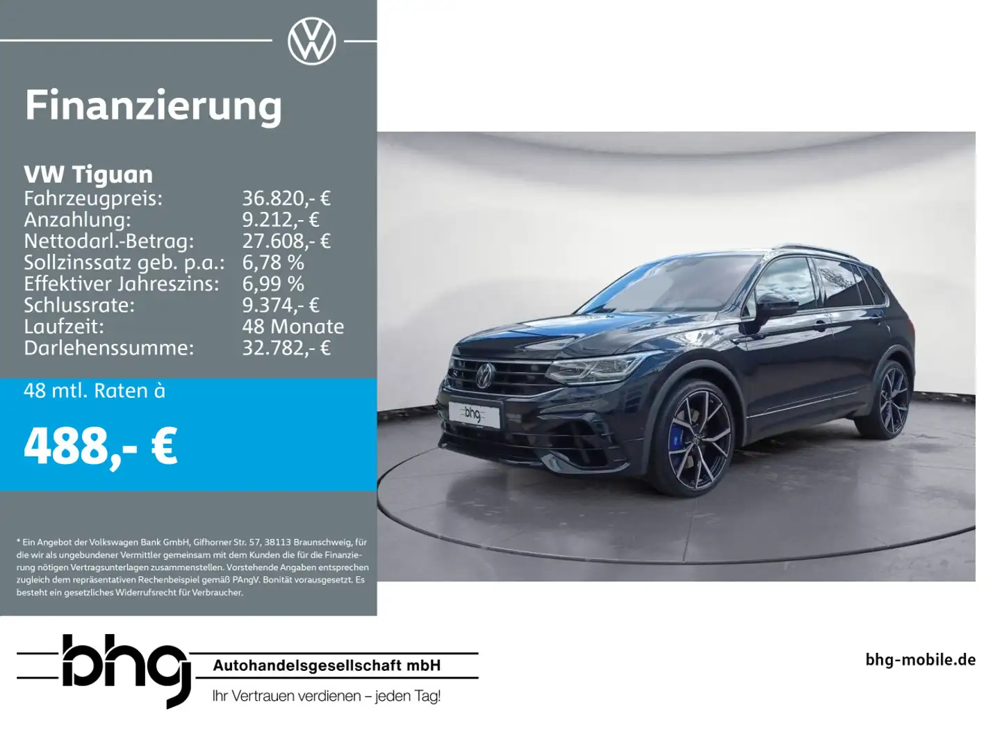Volkswagen Tiguan 2.0 TSI 4Motion OPF DSG R Noir - 1