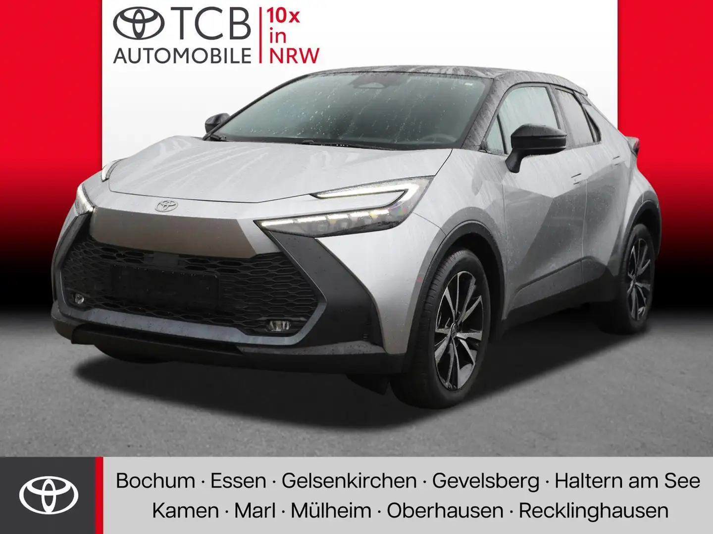 Toyota C-HR 1.8 Hybrid Team D NAVI ALU SHZ KAMERA BT ANDROID APPLE Argent - 1