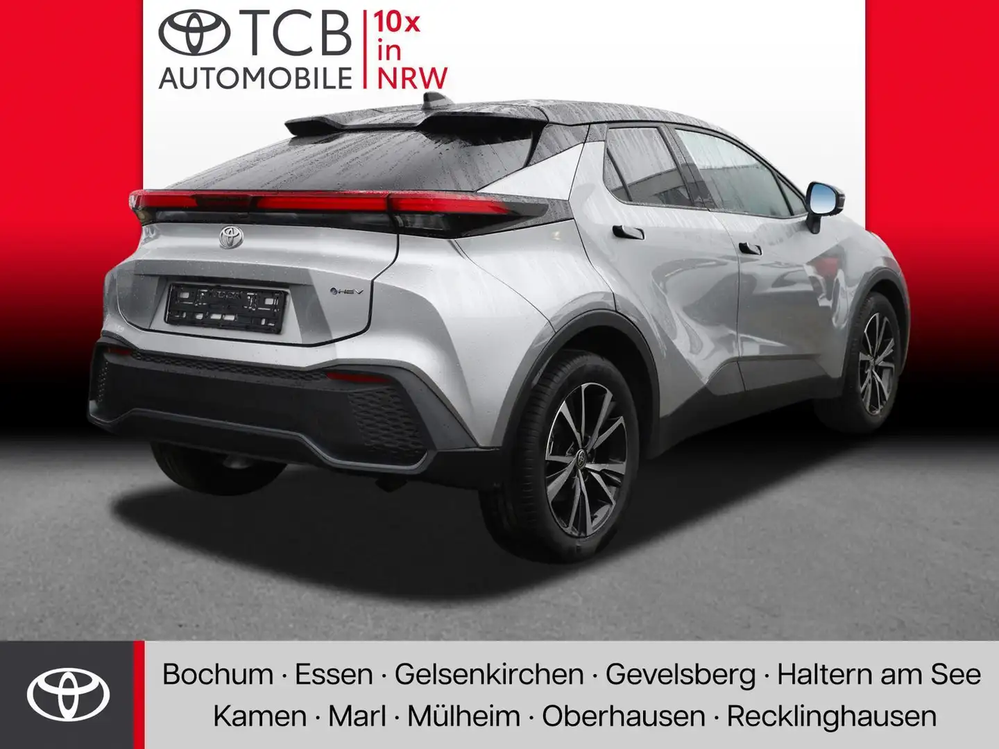 Toyota C-HR 1.8 Hybrid Team D NAVI ALU SHZ KAMERA BT ANDROID APPLE Argent - 2