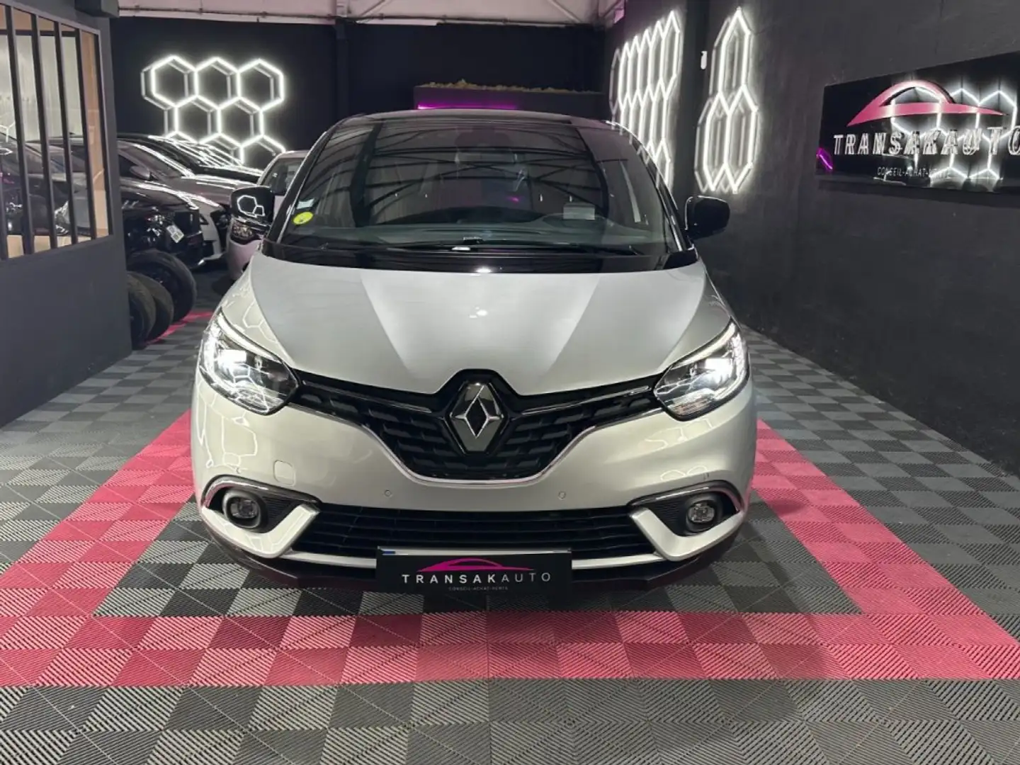 Renault Scenic IV Blue dCi 120 SL Black Edition Apple Carplay ~Toit panoramique ~ Camera de recul Gris - 2