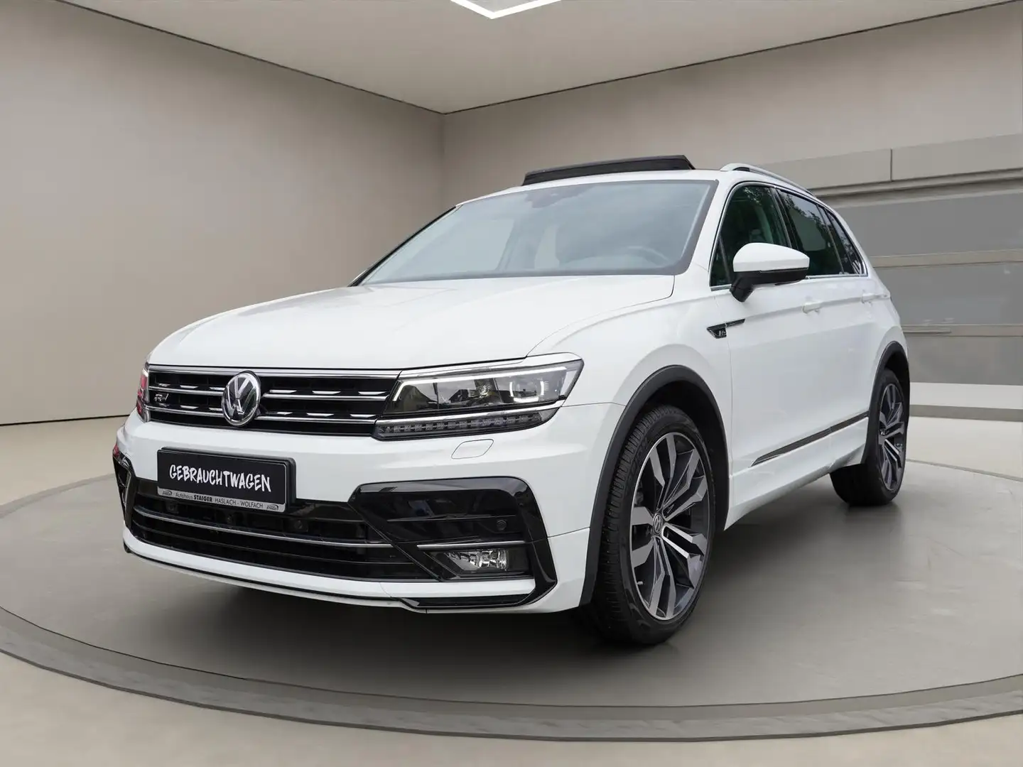 Volkswagen Tiguan 2.0 TSI R-line 4 Motion+SHZ+ACC+Kamera+ Blanc - 1