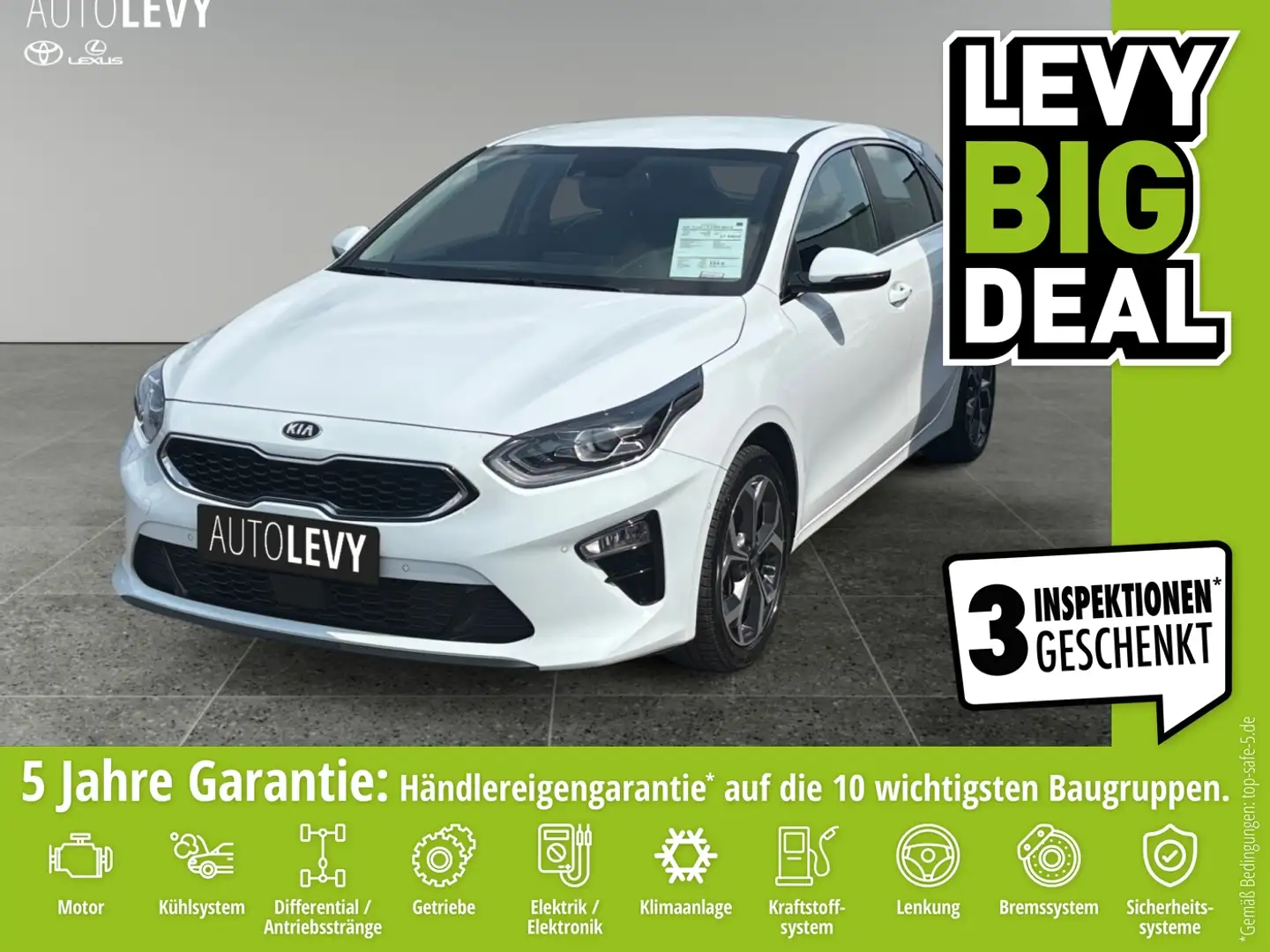 Kia Ceed / cee'd Ceed 1.6 CRDi Spirit +Klima+Carplay+Kamera+ Bianco - 1
