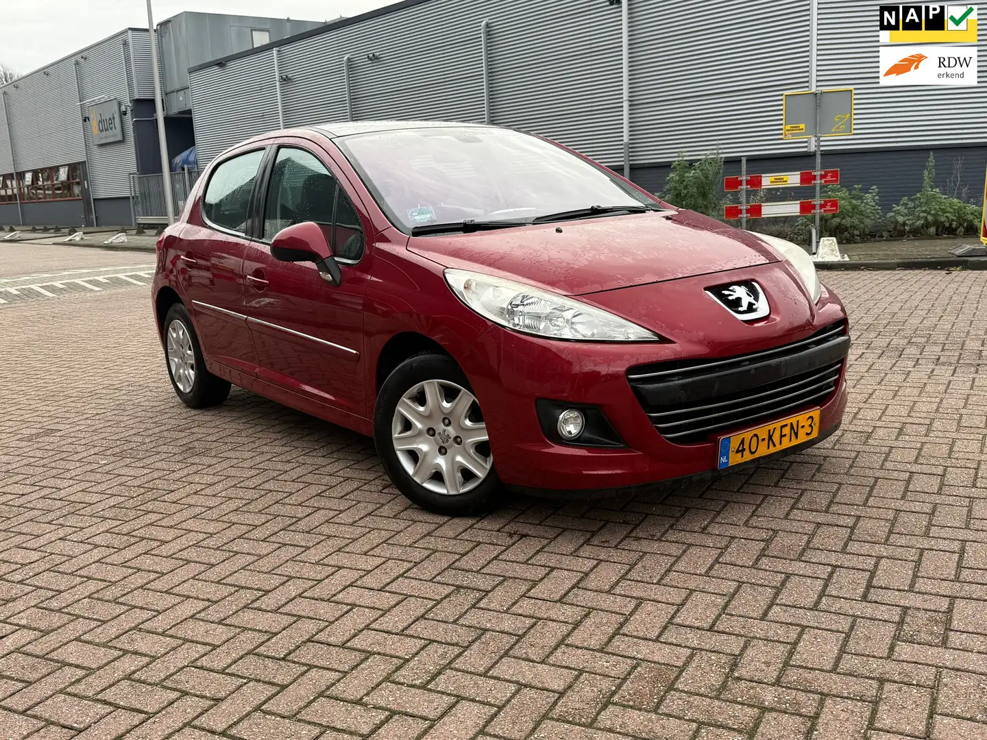 Peugeot 207 1.6 VTi XS AUTOMAAT GLAS DAK CLIMA NEW APK Rood - 1