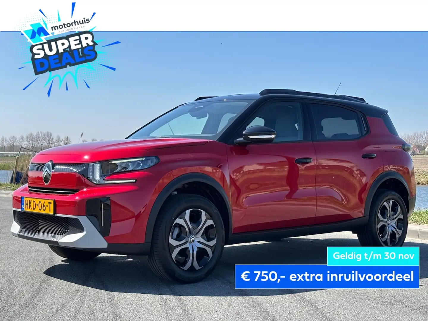 Citroen C3 Aircross New 1.2 Turbo 100 PK PLUS Rood - 1