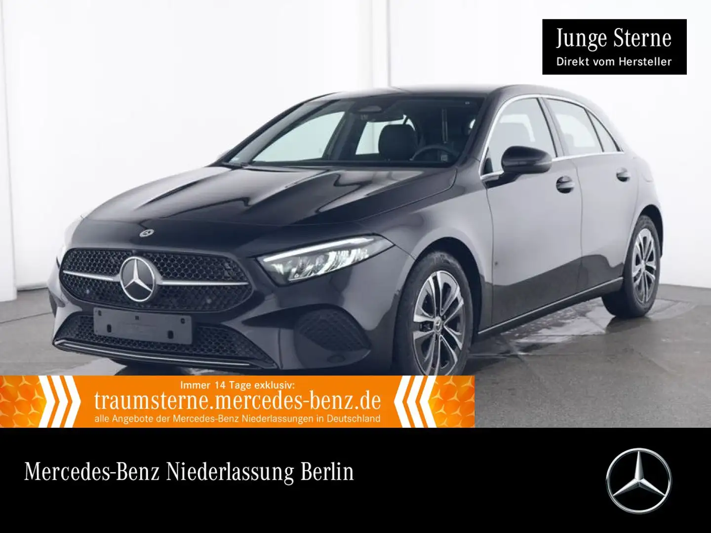 Mercedes-Benz A 180 PROGRESSIVE+LED+KAMERA+7G Zwart - 1