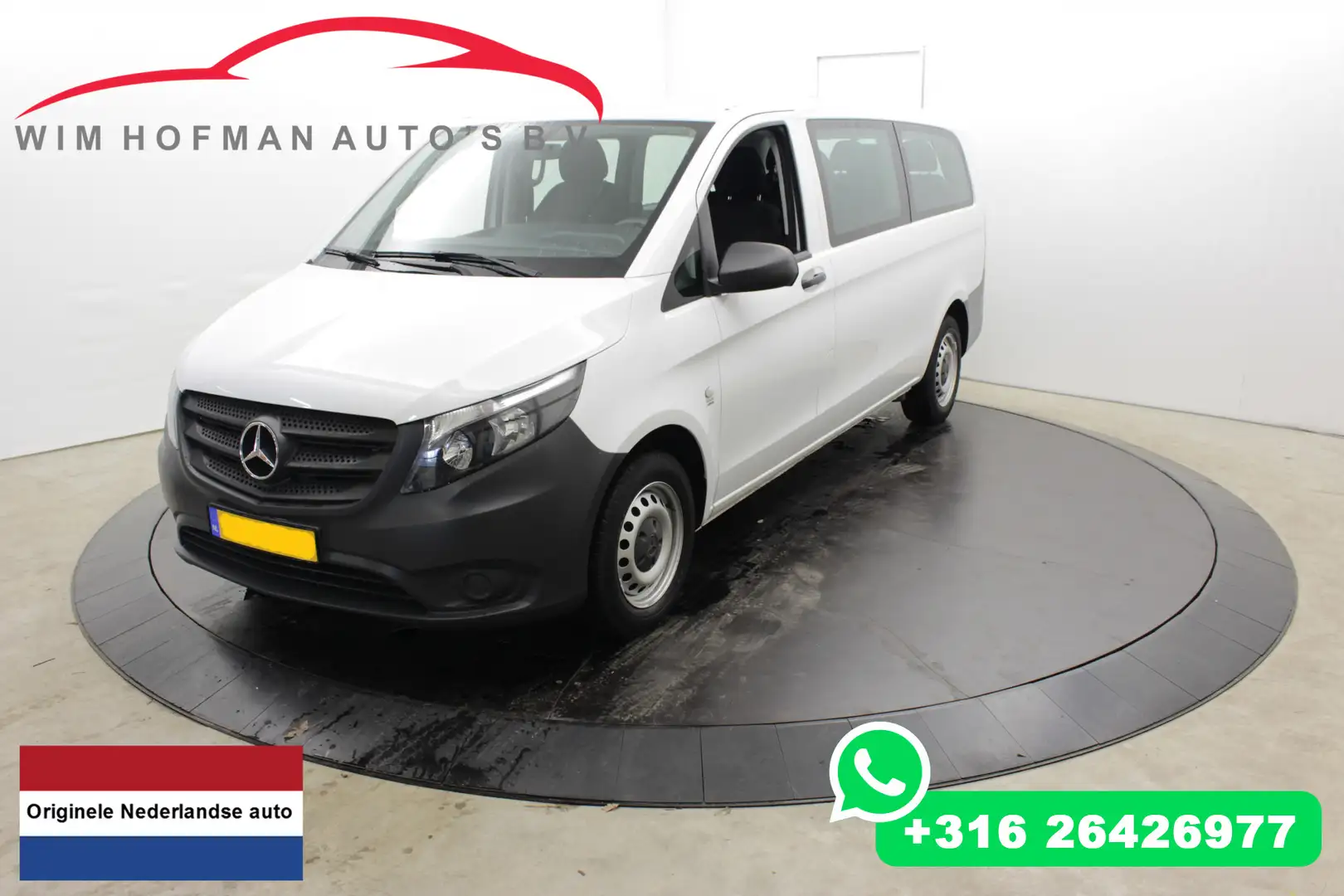 Mercedes-Benz Vito Tourer 109 BlueTEC XL L3 9 Pers Trekh Airco BPM-Vr Blanc - 1