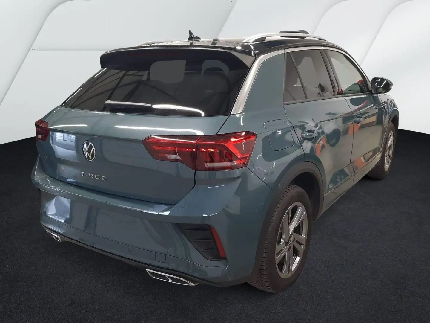 Volkswagen T-Roc 1.5 TSI DSG R-Line Navi AHK Sprachbedienun Blau - 2