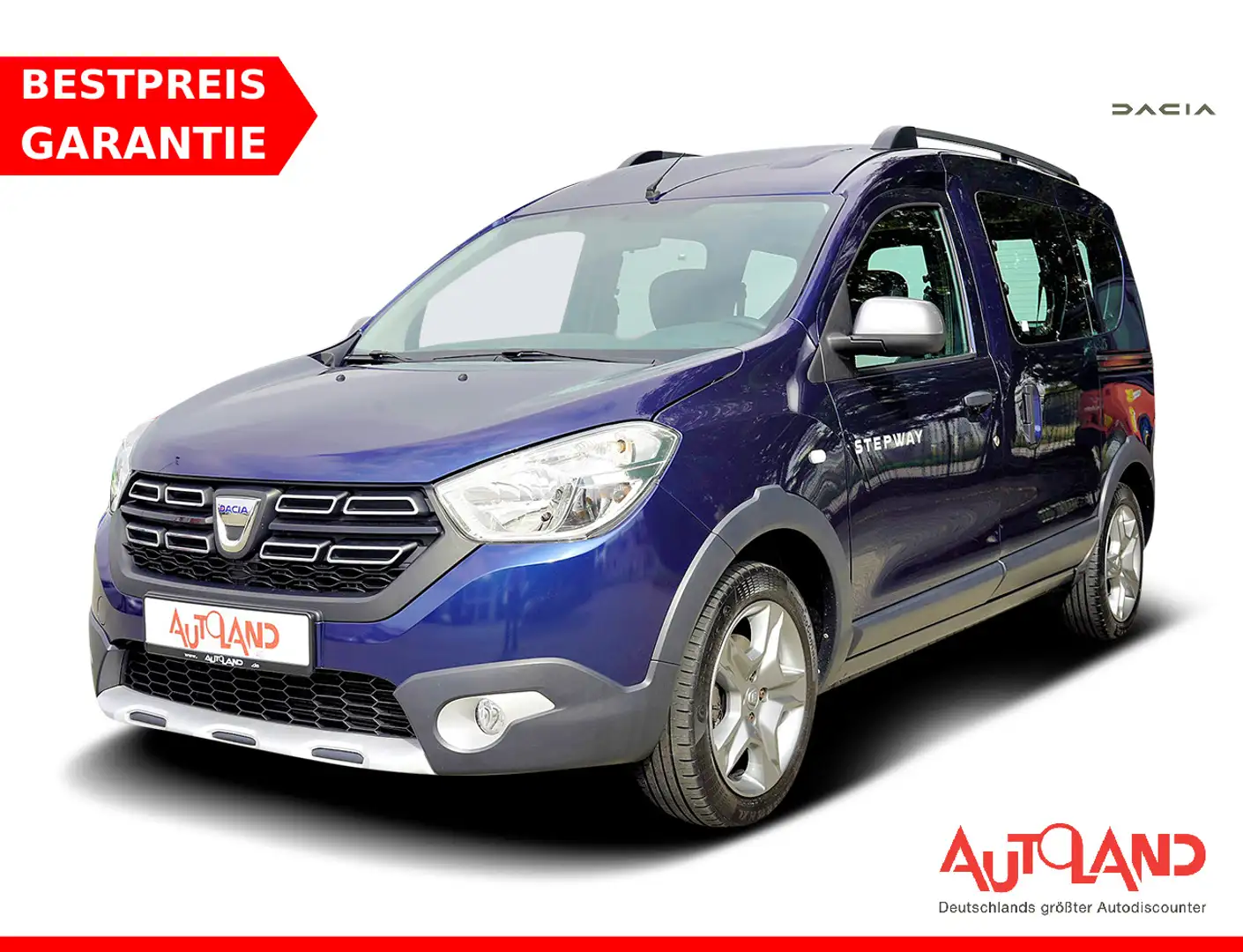 Dacia Dokker Stepway TCe 115 Navi Sitzheizung Klima Blau - 1