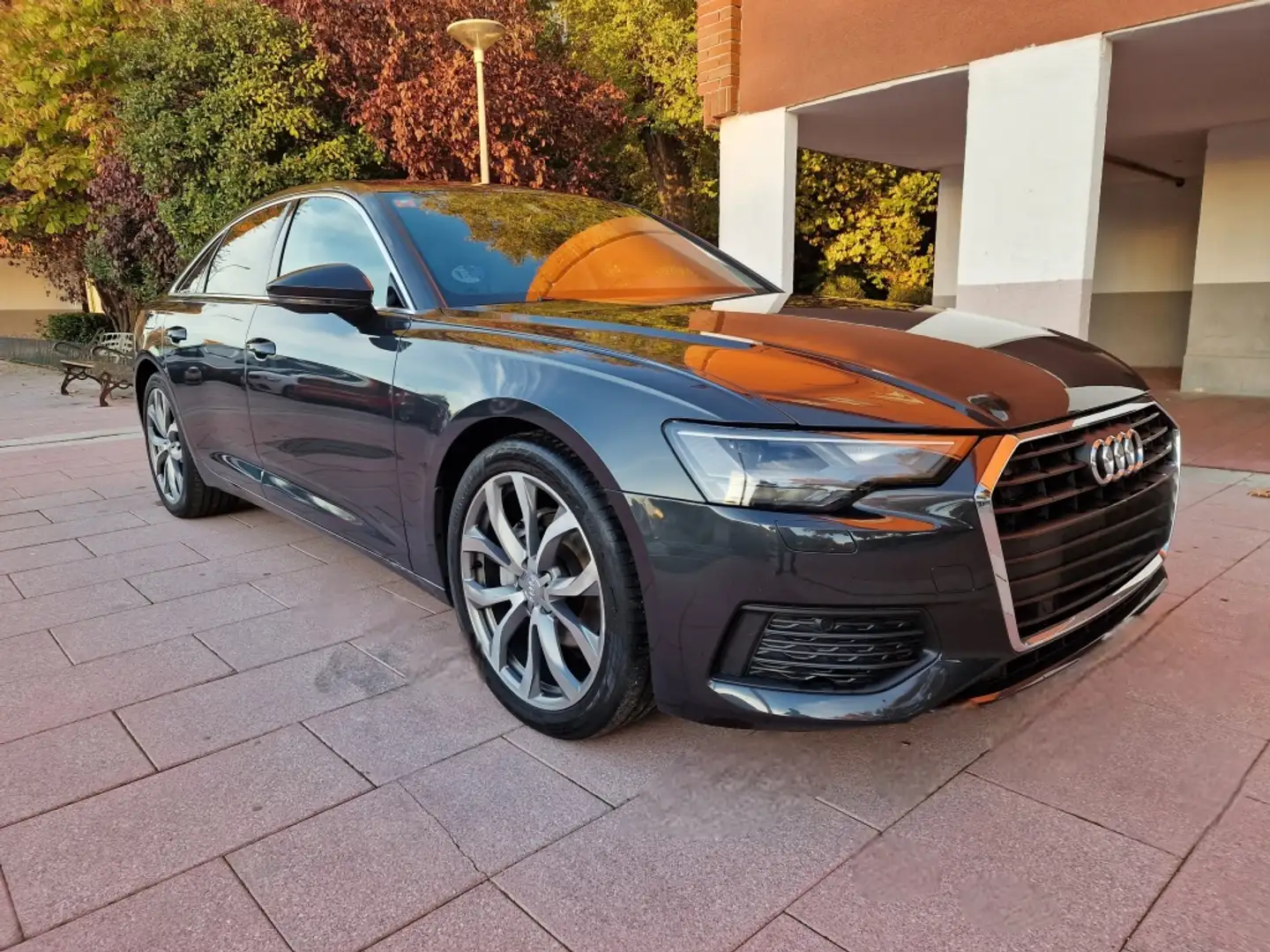 Audi A6 40 TDI S line S tronic Gris - 1